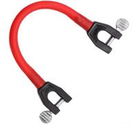 Connettore a clip per snowboard per allenamento sci che supporta il corretto posizionamento del corpo e l'esecuzione di base della curva su piste (rosso)