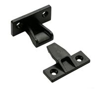 Connettore a colonna in plastica per pannello da parete con montaggio regolabile per mobili e armadietti, kit hardware per il miglioramento della casa, venti set inclusi (S)