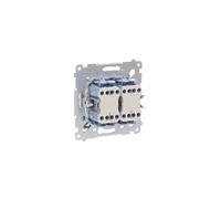 Connettore a croce doppio 10A 230V IP20 Simon 54 DW7/2.01/43