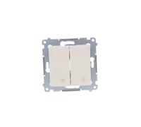 Connettore a croce doppio 10AX 250V Simon 54 DW7/2.01/41