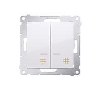 Connettore a croce doppio con retroilluminazione DW7/2L.01/11