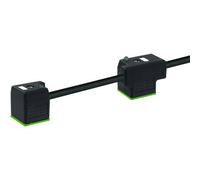CONNETTORE A DOPPIA VALVOLA CON CAVO DI COLLEGAMENTO NERO 7000-58041-6170060