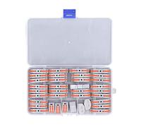 Connettore a filo rapido, 30 LT 211 + 6 PCT 212 Kit di connettori versatile, connessione sicura, cablaggio comodo e veloce, archiviazione portatile per 28-12, testa