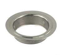 Connettore a flangia da parete in acciaio inossidabile per sistemi di ventilazione, copertura di ventilazione resistente alle intemperie e al calore, 75 mm, 100 mm, 150 mm, per interni o (110 mm)