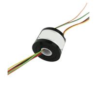 Connettore a giunto rotante conduttivo elettrico ad anello scorrevole tipo M, diametro foro passante 7 mm, 4/6 canali, 1,5 A(6 channel hole 7mm)