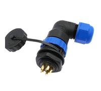 Connettore a gomito a 90 gradi SP20 2 pin 3/4/5/6/7/8/9/10/12/14 pin IP68 connettori angolari di potenza industriali 1 pz(7 pin)