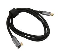 Connettore a gomito, cavo di tipo C, trasferimento dati a 10 Gbps, ricarica rapida a 100 W, spina reversibile, uscita 4K, compatibile con dispositivi