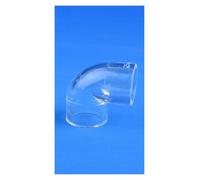 Connettore a gomito da 90 gradi in acrilico da 16/20/25/32/40/50 mm, giunto for tubo in vetro organico trasparente, giunto for tubo dell'acqua for acquario(Inner Dia 32mm)