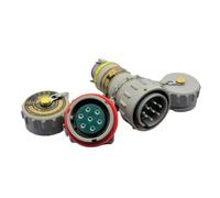 Connettore a gomito impermeabile for cavo esterno monofase a 3 poli, antideflagrante, con spina angolare fissa industriale(DiAgonAlsingle-phAsethree-pole25A)