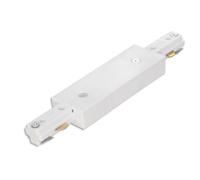 Connettore a I per binario elettrificato monofase 3 fili (F) (N) + (T) bianco Aigostar
