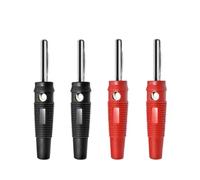 Connettore a inserzione impilabile da 20 A con spina a banana da 4 mm da 20 pezzi con manicotto di protezione isolante(20 Red)