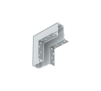 Connettore a "L" Verticale per Binario Magnetico da Incasso - Bianco