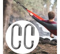 Connettore a maglie di catena da 2 pezzi per attrezzature da campeggio per