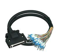 Connettore a morsettiera a vite, Scheda breakout SCSI 50 con terminali a molla, montaggio su guida DIN, interfaccia femmina MDR a pin, nera(HL-SCSI50-MIO-5M)