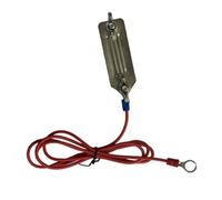 Connettore a nastro elettrico in acciaio inox con filo da 1 m per sistema di recinzione di animali da fattoria (clip singola)