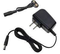 Connettore a scatto batteria HQRP 9V e adattatore AC per radio chitarra pedal...