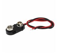 Connettore a scatto for batteria da 9 V tipo T, con clip, lunghezza della linea 15 cm, 10 pezzi