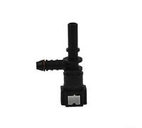 Connettore a sgancio rapido per tubo carburante ID6 da 7,89 mm, raccordo Bundy Tee per sistemi di alimentazione di moto e auto, struttura in nylon nero