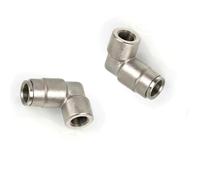 Connettore a slittatura interfaccia da 3/8 "da 3/8" a alta pressione Connettore a golvetta a gomito per gli ugelli di nebbia del sedile del sistema di nezzle (connettore 1/8 Inner Wire Elbow 5 pezzi