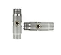 Connettore a slittatura interfaccia da 3/8 "da 3/8" a alta pressione Connettore a golvetta a gomito per gli ugelli di nebbia del sedile del sistema di nezzle Quick insert + four holes + Clog 10 pezzi