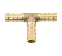 Connettore a T compatto in ottone per tubi e tubi flessibili che garantisce connessioni di perdite (8 mm)