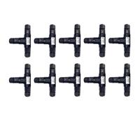 Connettore a T Impermeabile IP68 2 Poli 0,5-2,5 mm² 16A 250V - Connettore Stagno Manicotto Ø6,5-11 mm, 10 pezzi - Connettori Elettrici per Cavi Esterni, Illuminazione LED, Giardino - Horoz Electric