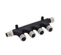 Connettore a T Multiporta NMEA 2000, Connettore a T Multiporta a 4 Porte NMEA 2000 Cavi di Derivazione Backbone a 5 Pin Terminazione a T Multiporta a 4 Porte per Reti Lowrance