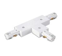 Connettore a T per binario elettrificato monofase 3 fili (F) (N) + (T) bianco Aigostar
