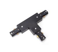 Connettore a T per binario elettrificato monofase 3 fili (F) (N) + (T) nero Aigostar