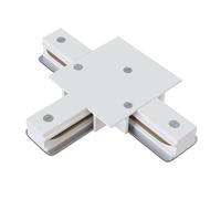 Connettore a T per Sistema Illuminazione a Binario Monofase Bianco