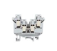 Connettore a vite UDK-10 a 4 fili, morsettiera elettrica for guida DIN da 10 mm², 2 terminali passanti di ingresso/uscita UDK10(5 Pcs)