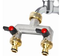 Connettore Acqua a 2 Vie, Connettore per Rubinetto, Distributore per Rubinetto D