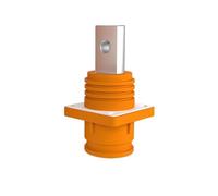 Connettore ad alta tensione for accumulo di energia single-core da 12mm 350A foro filettato M8 connettore impermeabile for batteria di accumulo di energia(350AOrange threaded socket)