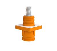 Connettore ad alta tensione for accumulo di energia single core da 8 mm 200 A a vite M8 nuova versione impermeabile del connettore della batteria di accumulo di energia(200AOrange screw socket)