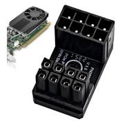 Connettore ad angolo di GPU da 180 gradi | Connettore GPU a U Turn | Adattatore grafico a 180 gradi | Forte connettore resistente per la vita quotidiana | Essentially for Organized PC Builds