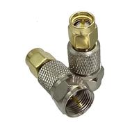 Connettore adattatore 2 pezzi IEC PAL DVB-T/F TV/MiniUHF/MCX a SMA/SMB/IEC/MCX/MMCX/RCA TV maschio e amp;Jack femmina RF coassiale(Type 2)