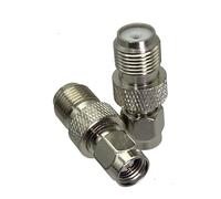 Connettore adattatore 2 pezzi IEC PAL DVB-T/F TV/MiniUHF/MCX a SMA/SMB/IEC/MCX/MMCX/RCA TV maschio e amp;Jack femmina RF coassiale(Type 6)
