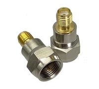 Connettore adattatore 2 pezzi IEC PAL DVB-T/F TV/MiniUHF/MCX a SMA/SMB/IEC/MCX/MMCX/RCA TV maschio e amp;Jack femmina RF coassiale(Type 4)