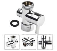Connettore adattatore a T valvola ottone cromato 3 vie strumento riparazione sof