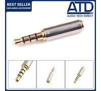 Connettore Adattatore Audio Jack Plug Maschio 3.5mm a Femmina 2.5mm