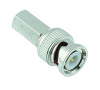 Connettore Adattatore Coassiale BNC Maschio Twist On RG58/U CCTV