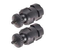 Connettore adattatore con testa a in plastica leggera, presa da 17 mm a filettatura 1/4-20 per dispositivi monitoraggio degli ingranaggi fotografici