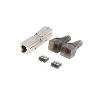 Connettore Adattatore LANBERG 2x RJ45 Cat6a FTP Plug 8P8C Tool-Less
