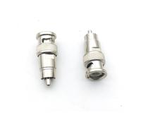 Connettore adattatore maschio da 100 pezzi BNC maschio a RCA