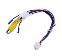 Connettore adattatore per cablaggio del cavo della telecamera di retromarcia RCA universale per auto