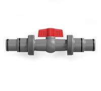 Connettore adattatore per tubo flessibile per piscina con valvola on/off - 1-1/4 ″ e 1-1/2 ″ T - Giunto in plastica, design senza perdite per aspirapolvere per piscina, pulitore, tubi della pompa