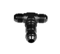 Connettore adattatore raccordo TEE BULKHEAD MASCHIO/MASCHIO/MASCHIO AN6 Nero