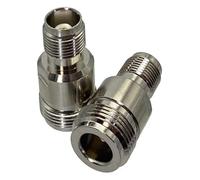 Connettore adattatore RF TNC maschio-femmina N, confezione da 2, convertitore coassiale dritto(Type 4)