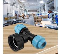 Connettore adattatore serbatoio IBC collegamento liscio per raccordi PE 20/25/32