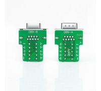 Connettore adattatore seriale DB9 a 9 pin per scheda breakout con perni in rame di bloccaggio a vite e alloggiamento in PVC riciclabile per diverse connessioni seriali (spina + vite + manicotto